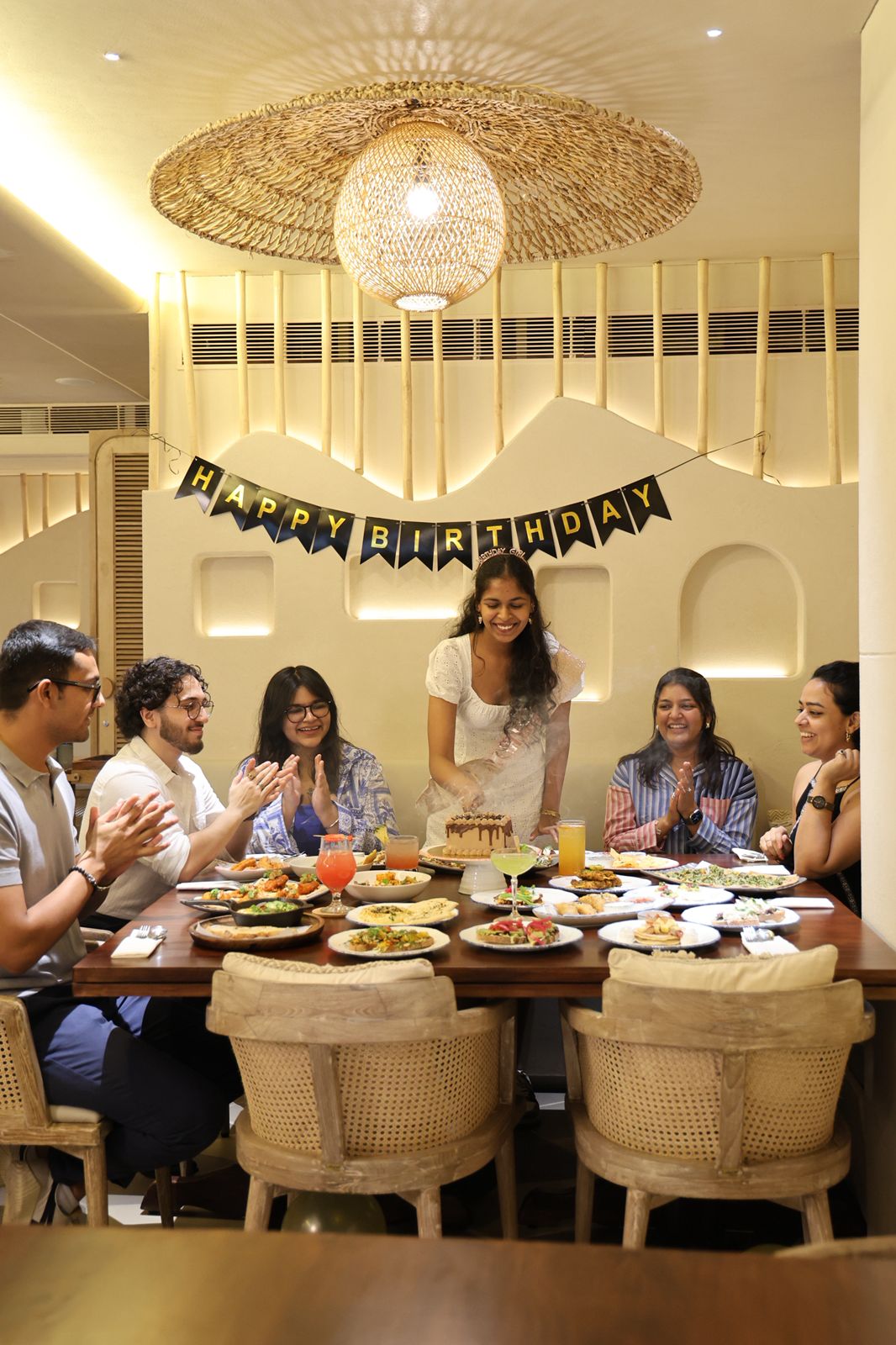 Torre restaurant interior - elegant fine dining ambiance Baner Pune