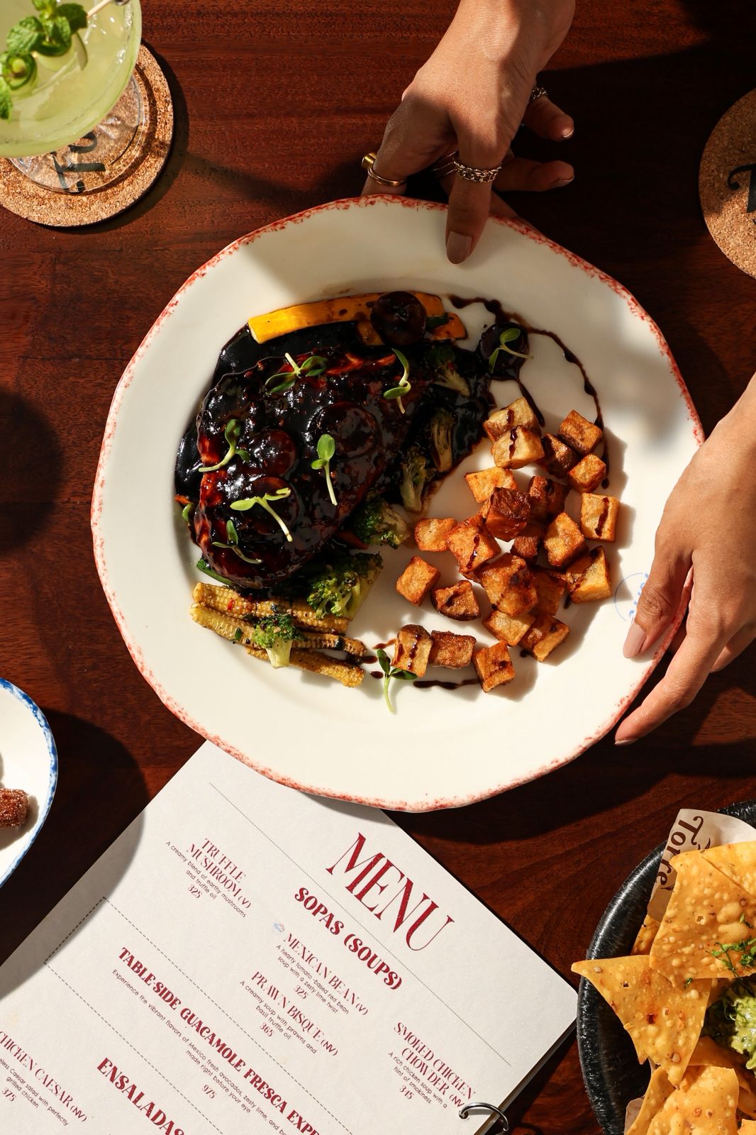 Torre dining atmosphere - perfect for celebrations and special occasions