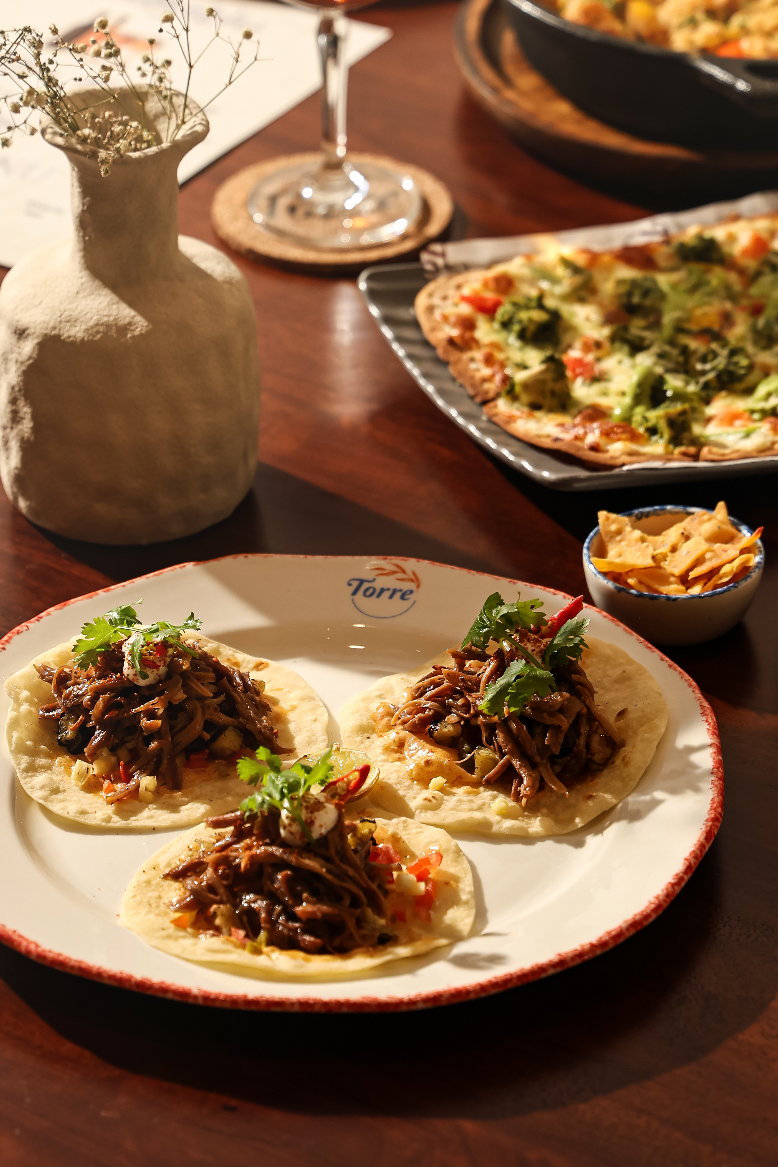 Torre Restaurant food presentation - tapas and small plates